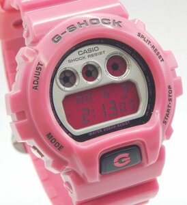 CASIO カシオ☆G-SHOCK Gショック 腕時計 クレイジーカラーズ DW-6900CS ピンク☆動作美品☆E0603205