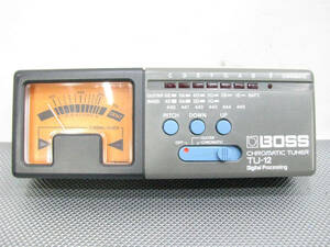 ★中古品★BOSS ボス CHROMATIC TUNER クロマチックチューナー TU-12 通電確認のみ