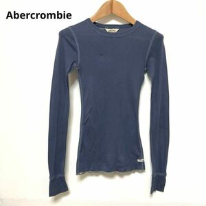 Abercrombie アバクロ ネイビー 長袖 トップス Sサイズ おしゃれ