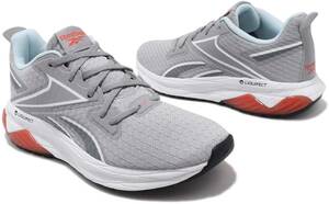 リーボック リクウィフェクト SPT AP 24.5cm ライトグレー/オレンジ/ミント Reebok LIQUIFECT SPT AP レディース ランニングシューズ