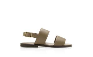 定価104000円 MANOLO BLAHNIK BULGOBIS Brown Calf Leather Sandals レザー ベルト サンダル マノロ ブラニク 7 