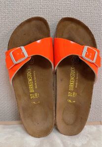 【 BIRKENSTOCK 】ビタミンカラー ★ 蛍光オレンジ ★ ２４センチ ★ビビットで可愛い ★