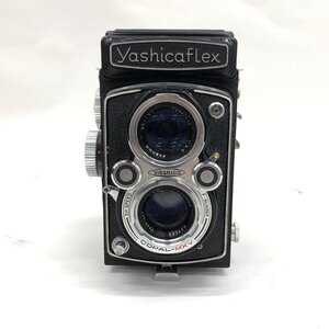 YASHICA ヤシカ YASHICAFLEX 二眼レフ フィルムカメラ 1:3.5 f=80mm ケース・箱付【DAAP2024】