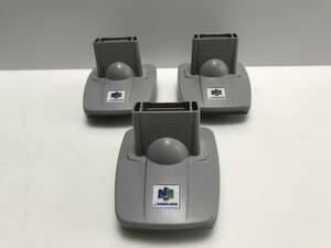 Nintendo　N64　64GBパック　3点　NUS-019　ジャンクRT-3968