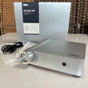 F KORG DS-DAS-10R KORG コルグ 1BIT USB DAC ヘッドフォンアンプ DSD ハイレゾ対応フォノ入力対応 ヘッドホンアンプ 通電確認済み 現状品