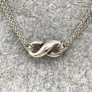 Tiffany & Co.　ティファニー　SV925　インフィニティ　ネックレス　総重量6.7g　箱付き【DABDE006】