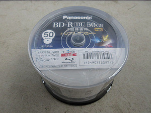 新品未開封 メーカー製造終了 国産 パナソニック 録画用BD-R トリプルタフコート Blu-rayDisc 片面2層50GB 4倍速 50枚 スピンドルケース