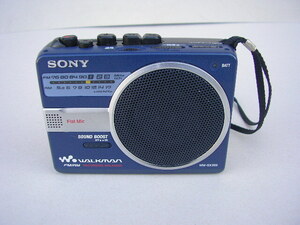 ☆ソニー　SONY　WM-GX202　ネイビー　WALKMAN ウォークマン ポータブルラジカセ