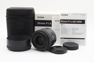 Sigma DC 30mm F/1.4 Art HSM Pentax ペンタックスKマウント用 交換レンズ 元箱付き