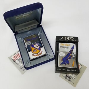 《現状品》ZIPPO ジッポー Blue Angels ブルーエンジェルス 1993 1994 店頭/併売《服飾・60サイズ・福山店》O1073