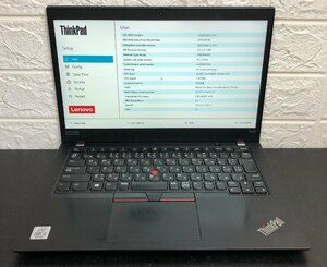 1円～ ■ジャンク LENOVO ThinkPad X390 / 第10世代 / Core i5 10210U 1.60GHz / メモリ 8GB / ストレージ無し / 13.3型 / OS無し / BIOS可