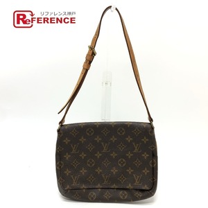 LOUIS VUITTON ルイヴィトン M51257 ミュゼットタンゴ ショート フラップ モノグラム ショルダーバッグ ブラウン レディース【中古】