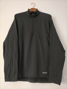 状態良好 ビッグサイズ 06年 patagonia Capilen4 Zip Neck パタゴニア キャプリーン4 ジップネック XL 黒 ポーラテック ★アウトドア古着