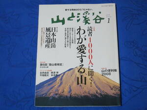 山と渓谷　大特集「読者1000人に聞く！わが愛する山」第２特集「日本山岳風景遺産」　山と渓谷社　2008年１月号　通巻872号