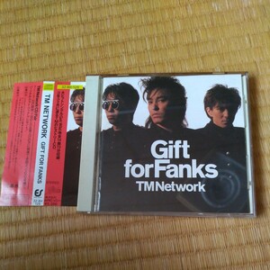 TM NETWORK CD ベスト アルバム GIFT FOR FANKS 1974 Self Control　　シティーハンター 主題歌 Get Wild TMN 小室哲哉 名盤 名曲 帯付き