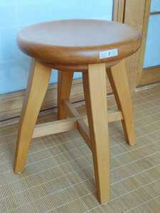 手作り 椅子 丸椅子 スツール 木製 (8)