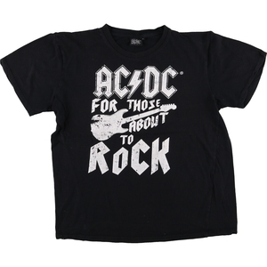 古着 AC/DC エーシーディーシー バンドTシャツ バンT メンズL相当 /eaa481285