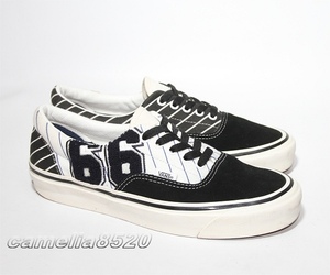 バンズ エラ 95 DX Anaheim Factory パッチワーク VN0A2RR14GE ブラック / オフホワイト スエード x キャンバス US9 約27cm 中古 Vans Era