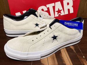 23年製 CONVERSE TIMELINE ONE STAR OS J VTG SUEDE コンバース タイムライン ワンスター スエード MADE IN JAPAN 日本製 ホワイト 29.0cm