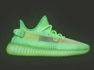 新品 国内正規品 adidas Originals アディダス YEEZY BOOST 350 V2 GID GLOW IN THE DARK イージー EG5293 22.5cm 