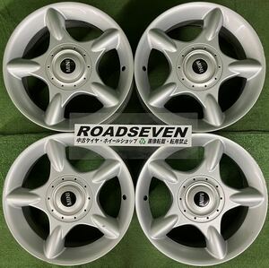 ★BMW MINI ミニ R50 純正 16インチ 4穴★16×6.5J +48 4H/100 ハブ径:約56mm 4本セット 中古 アルミホイール★送料無料