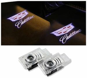 キャデラック LED ロゴ プロジェクター ドア カーテシ ランプ SRX ATS XT5 XTS 純正交換タイプ マーク ウェルカム ライト Cadillac