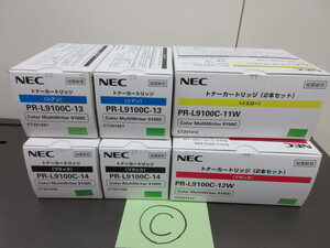 【領収書対応可能】NEC　トナー　PR-L9100C　４色×８本　C（PR-L9100C-11W PR-L9100C-12W PR-L9100C-13 2本PR-L9100C-14　２本）純正