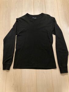 champion チャンピオン 黒 ブラック　長袖　Tシャツ　メンズ　Sサイズ 使用感有り