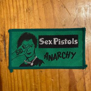 希少　1977 SEX PISTOLS ビンテージ パッチ SID VICIOUS 英国 検)peel&lift