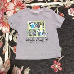 Minecraft キャラクターTシャツ サイズ120 グレー