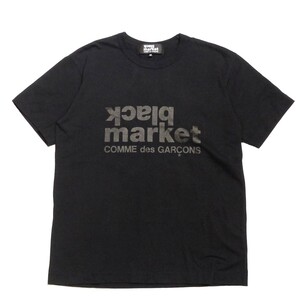 美品　完売モデル　ブラックマーケット　BLACK MARKET　Comme des Garcons 　コムデギャルソン　Tシャツ　サイズL