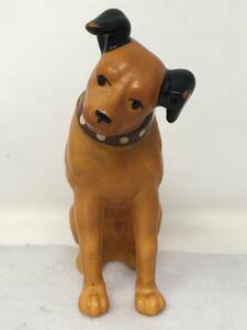 EY-009 ビクター犬 Victor ニッパー ソフビ 昭和レトロ 当時物 玩具 全長約16cm