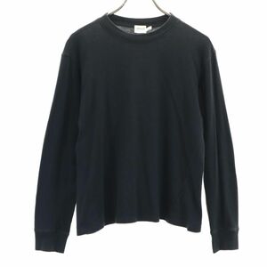 アルマーニコレッツォーニ 長袖 Tシャツ S ブラック系 ARMANI COLLEZIONI ロンT メンズ