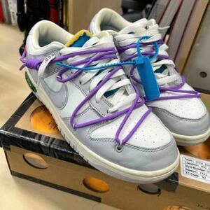 OFF-WHITE × NIKE DUNK LOW 1 OF 50 47 オフホワイト × ナイキ ダンク ロー 1 OF 50 47 27cm