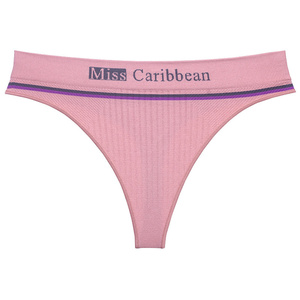 Tバック セクシー オシャレ レディース MISS CARIBBEAN ランジェリー ストレッチ スポーツ 運動 XL ディップピンク