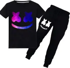 EMILYLE ボーイズ 男の子 Marshmello マシュメロ Tシャツ