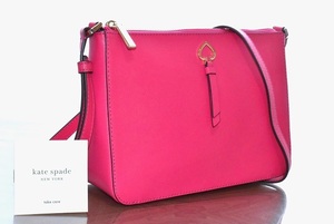 Kate Spade ケイトスペード ADEL MEDIUM TOP CROSSBODY アデル クロスグレイン レザー クロスボディバッグ / ショルダーバッグ 未使用