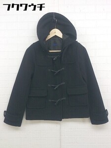 ◇ Ray BEAMS レイ ビームス ウール 長袖 ダッフルコート ブラック レディース