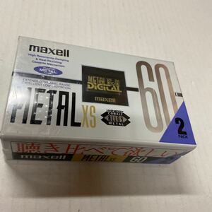 maxell カセットテープ METAL XS 60 メタルポジション 2pack 希少　年代物