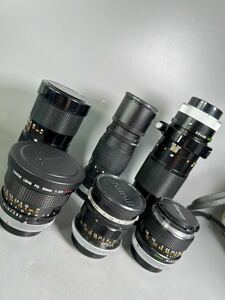 CANON LENS まとめ6点 現状品 状態未確認 FL 200mm 1:4.5 24mm 1:2.8 35mm 1:2.5 35-70mm 300mm 20mm1:28