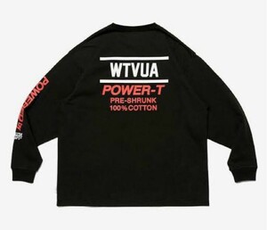 送料無料 ダブルタップス WTAPS, ONEITA POWER-T ブラック 2 長袖Tシャツ ロンT カットソー LS