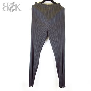 1円～ 美品 プリーツプリーズ PLEATS PLEASE イッセイミヤケ パンツ レディース 表記サイズ1 グレー ISSEY MIYAKE ◇