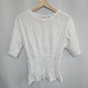 ◇ MOUSSY 半袖 Tシャツ サイズF ホワイト レディース E