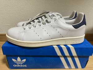 スタンスミス 2014年製 JP28.5cm 本革 生産終了 アディダス ネイビー adidas stansmith D品番 D67362