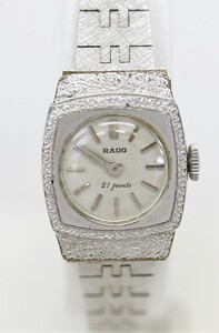 Y4743#◆中古・アンティーク品◆RADO ラドー レディースアンティーク 腕時計 手巻き　＊稼働品ですが要メンテナンス品