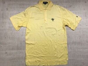 ポロ ゴルフ ラルフローレン POLO GOLF Ralph Lauren アメトラ スポーツ Wykagyl Country Club 1898 半袖ポロシャツ メンズ M 黄色