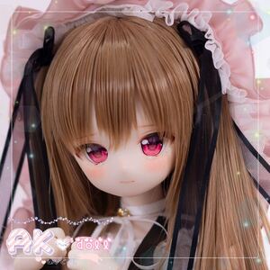 【AK*doll】DDH-01 カスタムヘッド SW セミホワイト肌 デカールアイ・涙ジェル付き