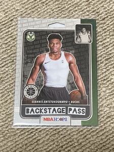 Panini NBA HOOPS PREMIUM STCOCK 2019-20 Giannis antetokoumpo backstage pass ヤニス　アデトクンポ