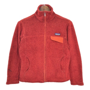 00年代 patagonia パタゴニア リツール フリースジャケット アウトドア レッド (レディース M相当) 中古 古着 S0008