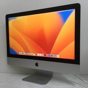 ☆【美品 21.5インチ】Apple iMac (Retina 4K, 21.5-inch, 2017) A1418『Core i5(7500)3.4GHz/RAM:8GB/HDD:1TB,SSD:28GB』Ventura 動作品